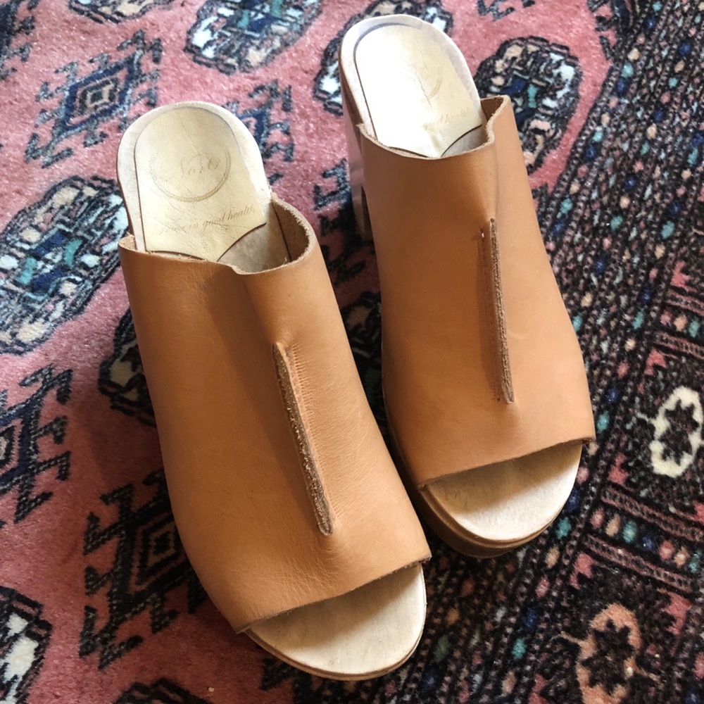 No. 6 Front Sean Clog Slide Sandal 38 Size 7